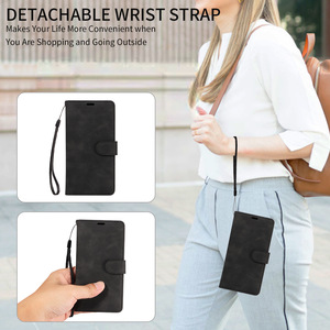เคสโทรศัพท์มือถือแบบกระเป๋าสตางค์ธุรกิจพิเศษสำหรับ Samsung S24มีช่องเสียบบัตรเคสป้องกันโทรศัพท์หนัง PU - Product Image 5