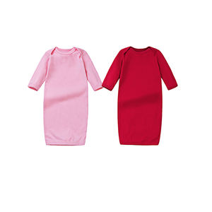ชุดนอนเด็กแรกเกิด ยูนิเซ็กซ์ ผ้าฝ้ายถัก 100% แขนยาว ติดกระดุม หลากสี สำหรับฤดูใบไม้ผลิ - Product Image 4