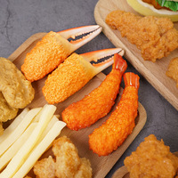 Hamburger artificiel modèle Faux Hamburger jouet KFC frites accessoires poulet frit grandes ailes grillées cuisses de poulet