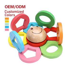 لعبة ألغاز خشبية ثلاثية الأبعاد للأطفال من أجل تطوير الذكاء لعبة لوح تصميم جديد لعبة مكعبات زهور مخصصة للعب - Product Image 1