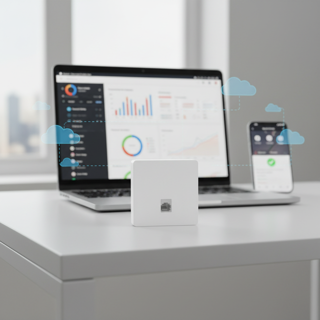 1200Mbps WiFi5 AP Support English WEB Remote Management