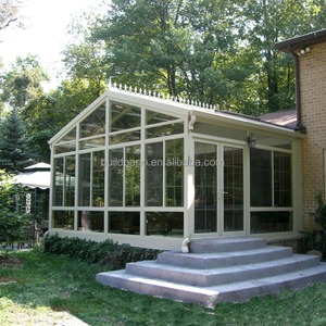 Nouveaux kits de véranda en aluminium bon marché de conception moderne maisons en verre rétractables mobiles de véranda <span class=keywords><strong>sur</strong></span> pied - Product Image 2