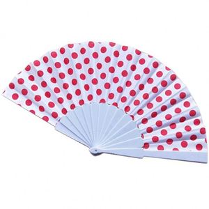 Éventail à main personnalisé écologique de 8 pouces, fournitures pour fêtes, pour usage promotionnel, éventail à main en plastique artisanal - Product Image 5