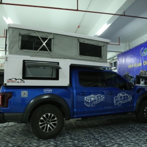 Nouveau type de caravane coulissante EcoCampor pour camion avec tente imperméable 4x4 à vendre - Product Image 3
