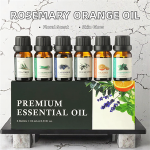 Minyak Esensial Murni Pohon Teh Aromaterapi 6*10Ml Pelembap Udara Larut Dalam Air Mobil Kamar Tidur Rumah Penyegar Udara Revitalisasi Kulit - Product Image 3