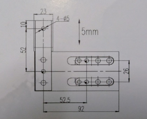 3Dヒンジ UPVC重量ドア金物ヒンジ - Product Image 2