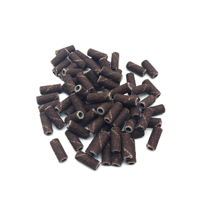 Bandes de ponçage miniatures brunes de 3,0 mm, 100 pièces, logo personnalisé, outils de polissage des ongles pour perceuse électrique de manucure - Product Image 6