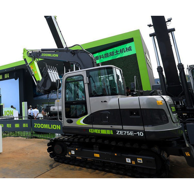ガム ZOOMLION 7.5 ton küçük paletli ekskavatör ZE75E-10 lastik parça