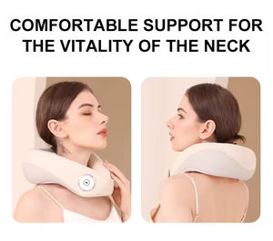 เครื่องนวดคอไฟฟ้ารูปตัวยูแบบพกพา พร้อมระบบทำความร้อนและนวดคลึง ช่วยผ่อนคลายความตึงเครียด - Product Image 3