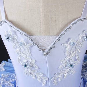 Лебединое световое балетное платье с вышивкой - Product Image 4