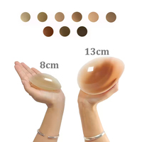 Cubrepezones de Silicona Adhesivos Reutilizables Invisibles de 13 cm de Alto, Talla Grande, para Mujer