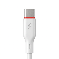Câble de charge USB-C blanc, USB-A vers USB-C, pour smartphone Android, tablette, ordinateur portable, batterie externe, voiture, maison, bureau, voyage