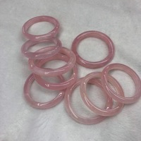 Bracelets en Quartz Rose Naturel et Jade pour Femme
