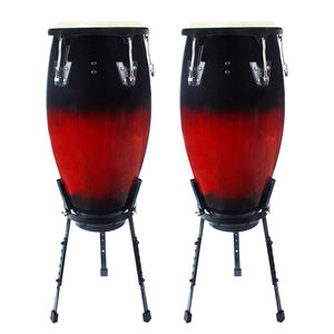Tambour latin Konka Cana Percussion Une paire Tumbadora Jembe Bongos africains Canga Tambourin Tumbadoras Tambours - Product Image 2