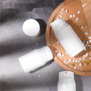 Minimalist Porcelain <b>White</b> Vacuum Bottle Full PP Plastic Airless Plastic <b>Body</b> Lotion Pump Bottles Dispenser PP <b>White</b> Vacuum - Product Image 6