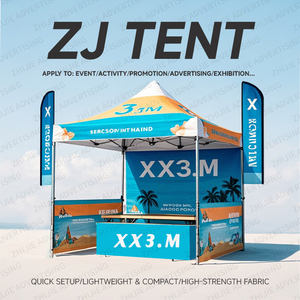 2025 nuevo diseño de alta calidad 10x10ft carpa publicitaria 600D techo de marco de aluminio de poliéster resistente al agua para regalos de ferias comerciales - Product Image 3