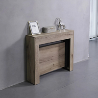 Transformateur Console extensible Table à manger ensemble meubles peu encombrants pour ferme atelier Villa maison Bar ou événement