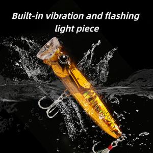 플로팅 포퍼 낚시 미끼 9.6g 18g 펜슬 플로팅 인조 하드 베이트 수면 염수어 메기 - Product Image 2