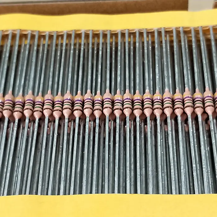 Resistore ad alta tensione per pellicola di smalto metallico 1M ohm 1/4w 1/2w 1w 2w 3w 5w resistore