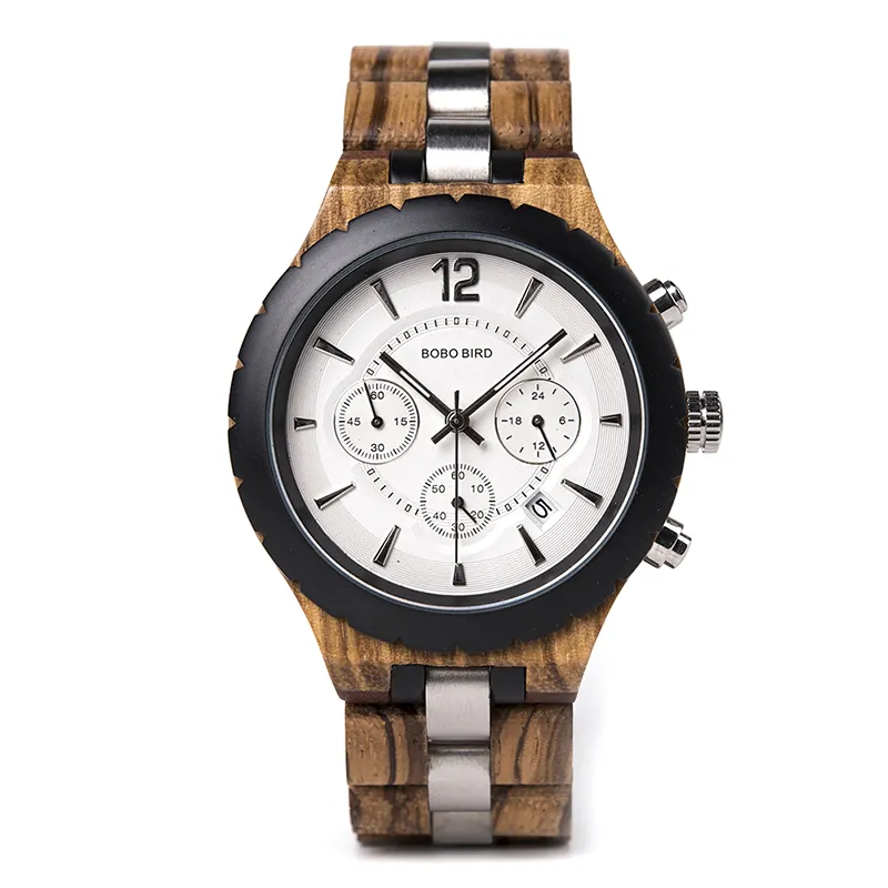 Best selling Wooden Watch elegant BOBOBIRD Watch durable stainless watch for men as gifts