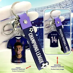 2026 USA-Canada-Mexico Champions League Voetbalsterren Yamal Mbappé Cristiano Ronaldo Collectible Officiële Sleutelhangers - Product Image 6