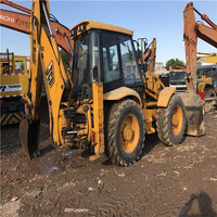 Kondisi Baik, Harga Bagus Digunakan JCB 3CX 4CX Wheel Backhoe Loader/JCB 4CX Backhoe Loader untuk Dijual