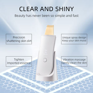 Nueva Espátula Facial Sónica, Exfoliante de Piel, Máquina de Belleza para Limpieza Profunda de Poros, Rociador Facial DIY - Product Image 6
