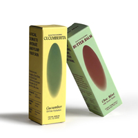 Maßgefertigte Kosmetik-Faltschachtel mit Anpassbarem Logo Bedruckter Karton mit Fenster für Balsam Serum Hautpflege-Verpackung