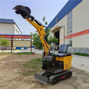 EPA CE 0,8 T Mini Excavadora hidráulica excavadora diseño de orugas jardín agricultura uso envío gratis mejor precio chasis reforzado - Product Image 3