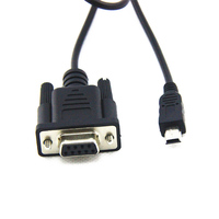 Cable Serial RS232 DB9 Hembra a Mini B USB2.0 Macho de 3 pies (1 metro) con Cubierta de PVC y Cobre Puro, Garantía de 12 Meses, Venta al Por Mayor Personalizada