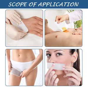 Wholesale Free Sample Spunlace Wax Strips Printable Box Packing Body Face Waxing Strips