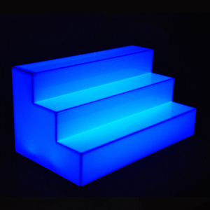 Tinya Kệ Quầy Bar LED Bước 2 Tầng Gắn Tường Cao Cấp Gắn Tường Bữa Tiệc Tại Nhà Tùy Chỉnh Kệ Trưng Bày Chai Rượu Có Điều Khiển Ứng Dụng Từ Xa - Product Image 4
