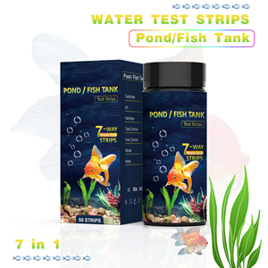 Bandelettes de test d'eau d'aquarium de poissons tropicaux d'aquarium de poissons 7 en 1 pour l'eau douce - Product Image 3