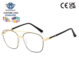 <span class=keywords><strong>Lunettes</strong></span> <span class=keywords><strong>de</strong></span> vue Teenyoun Fashion à monture complète anti-lumière bleue pour hommes – En stock - Product Image 2