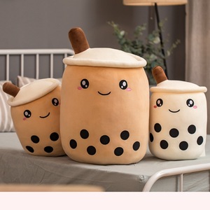 Haute qualité doux dessin animé bulle thé ours étreignant peluche oreiller 35cm 50cm 70cm Kawaii Boba lait thé tasse jouets en peluche - Product Image 4