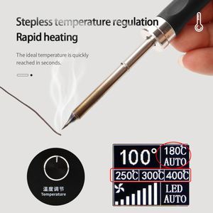D201 Herramienta multifuncional para soldadura a temperatura constante, ventilador extractor <span class=keywords><strong>de</strong></span> <span class=keywords><strong>estaño</strong></span> para mantenimiento y reparación - Product Image 5