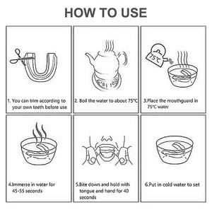 Penjaga mulut EVA dengan teknologi Fit nyaman-pesanan jumlah besar - Product Image 5