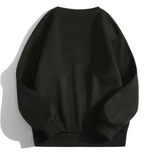 Sweat-shirt en coton de haute qualité pour femmes, décontracté, tricoté, imprimé avec un motif de lettres, logo personnalisé sur le devant, sweat-shirt pour femmes - Product Image 1