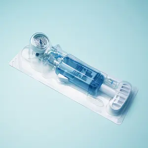 Tianck dùng một lần y tế Inflator ống tiêm 20ml 30ATM mạch máu giãn nở áp kế bóng lạm phát thiết bị