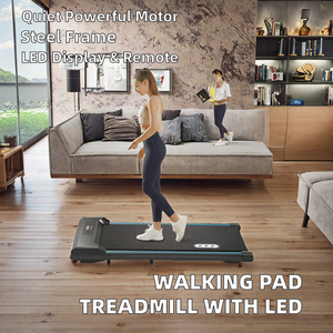Electric Under Desk Treadmill <b>Walking</b> <b>Pad</b> LED Display Adjustable Speed Portable Manual Incline Home Office Fitness - Product Image 2