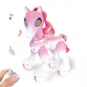 Cheval <span class=keywords><strong>Licorne</strong></span> <span class=keywords><strong>Robot</strong></span> Dessin Animé Animal Mignon Induction Intelligente Modèle Électrique <span class=keywords><strong>Jouet</strong></span> Educatif pour Animaux de Compagnie - Product Image 1