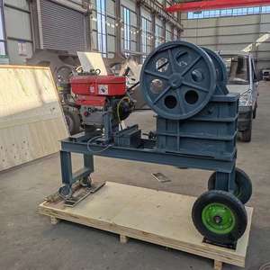 <b>Mini</b> Movable PE 150*250 Concrete Rock Crusher Machine Stone Crushing 2-7 Tons Per Hour Mining Equipment - Product Image 1