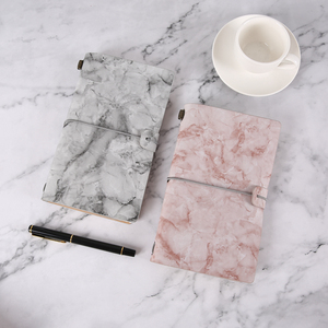 2026 conveniente A5 Design in marmo agenda agenda diario con stampa in tessuto con superficie in cartoleria fornitura regalo - Product Image 4