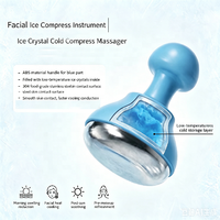 Martillo Frío de Acero Inoxidable 304 de Grado Médico, Masajeador Facial Criogénico con Globo de Hielo, Paquete de Hielo para Crioterapia, Almacenamiento de Cristales de Hielo para el Cuidado de la Piel