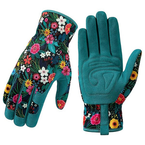 <span class=keywords><strong>Gants</strong></span> de jardinage en cuir ergonomiques unisexes les plus vendus, imperméables et résistants aux coupures pour une utilisation en extérieur - Product Image 4