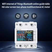 YIERYI 2P 63A Circuit fuite de terre sur sous tension protecteur relais interrupteur disjoncteur électrique Wifi Tuya compteur d'énergie intelligent