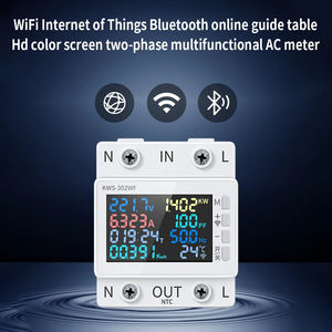 YIERYI 2P 63A, защита от утечки заземления, протектор под напряжением, реле, выключатель, электрический Wi-Fi, умный счетчик энергии Tuya - Product Image 3