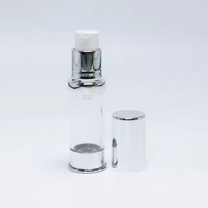 5ml 10ml clear White <b>Empty</b> Airless Lotion Pump Set Plastic Sunscreen Cream Emulsion Spray Travel Bottles Bottle with <b>Box</b> - Product Image 4