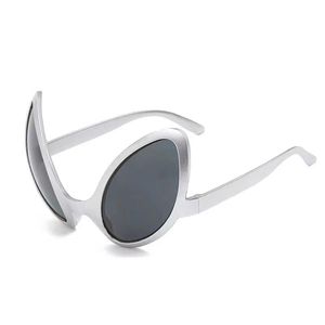 Lunettes <span class=keywords><strong>de</strong></span> <span class=keywords><strong>soleil</strong></span> en forme <span class=keywords><strong>de</strong></span> tête extraterrestre amusantes BeckonBulk pour bal masqué, logo personnalisé sur la monture - Product Image 2