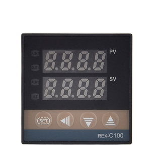 جهاز تحكم في درجة الحرارة الرقمي QIHANG PID REX-C100 MDA بجهد 220 فولت، شاشة عرض سباعية الأجزاء بدقة 1C، مصنوع من البلاستيك عالي الجودة - Product Image 5